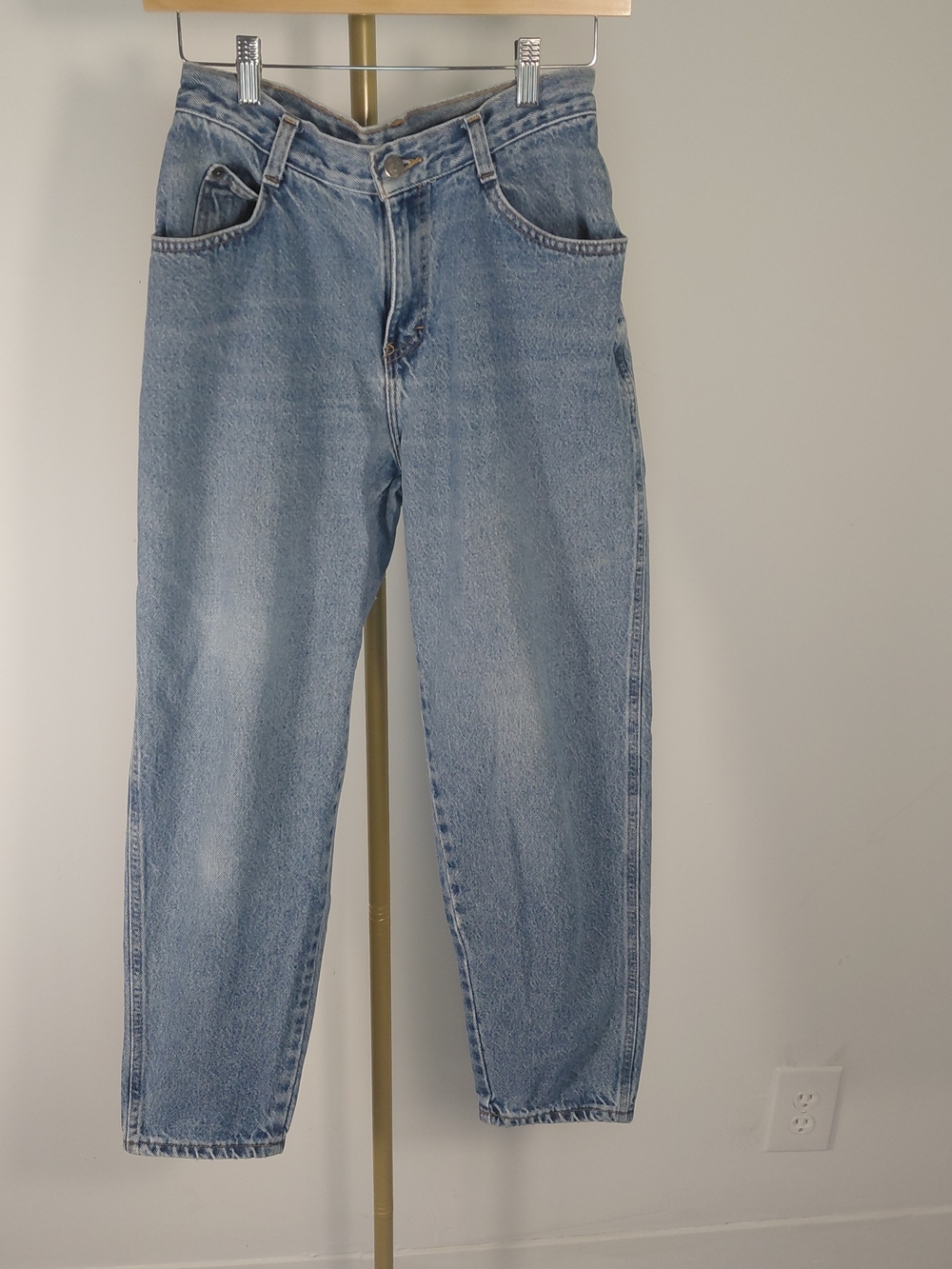 Vintage Gitano Light Blue High-Rise Women's Mom Jeans 6 Short